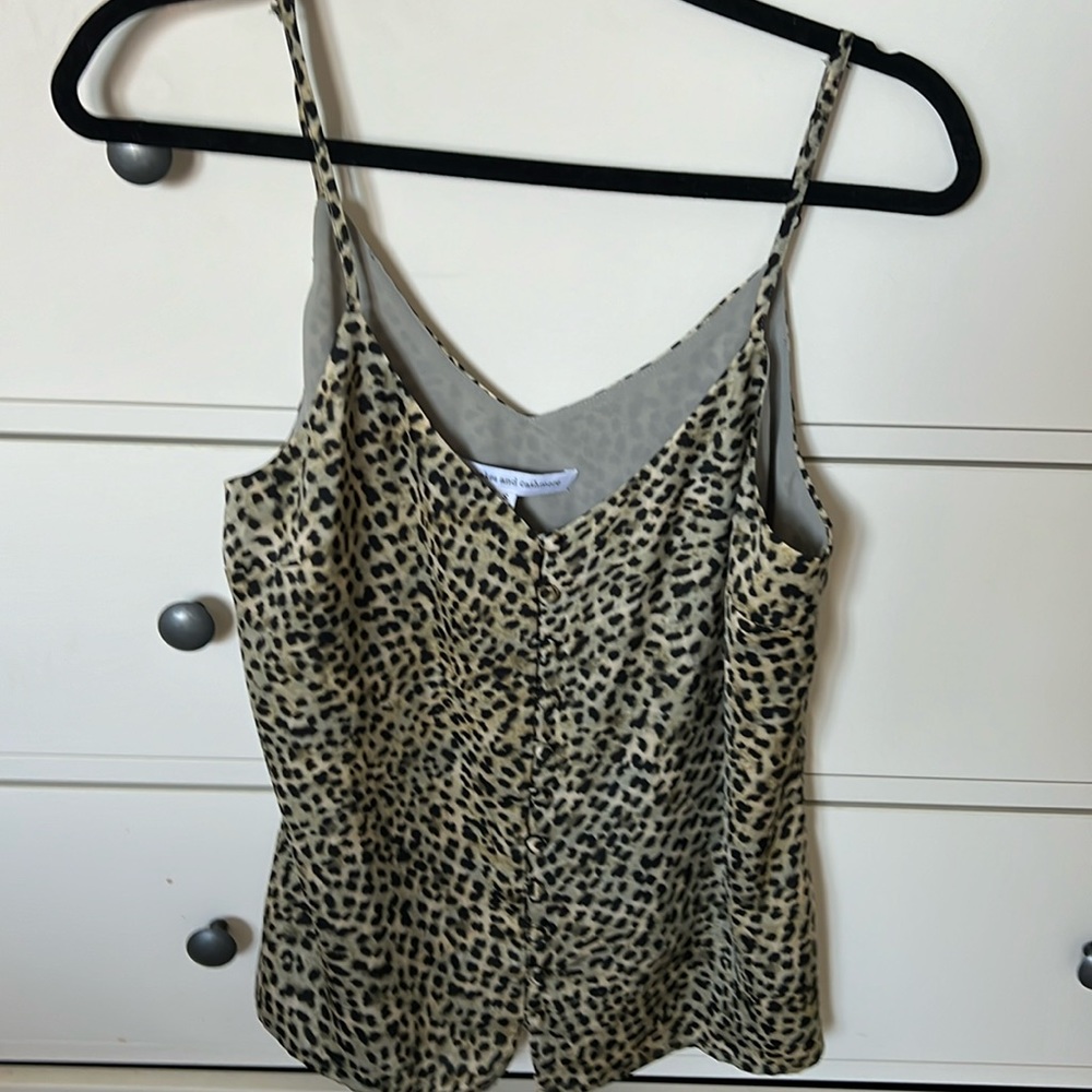 Cupcakes and cashmere animal print tank